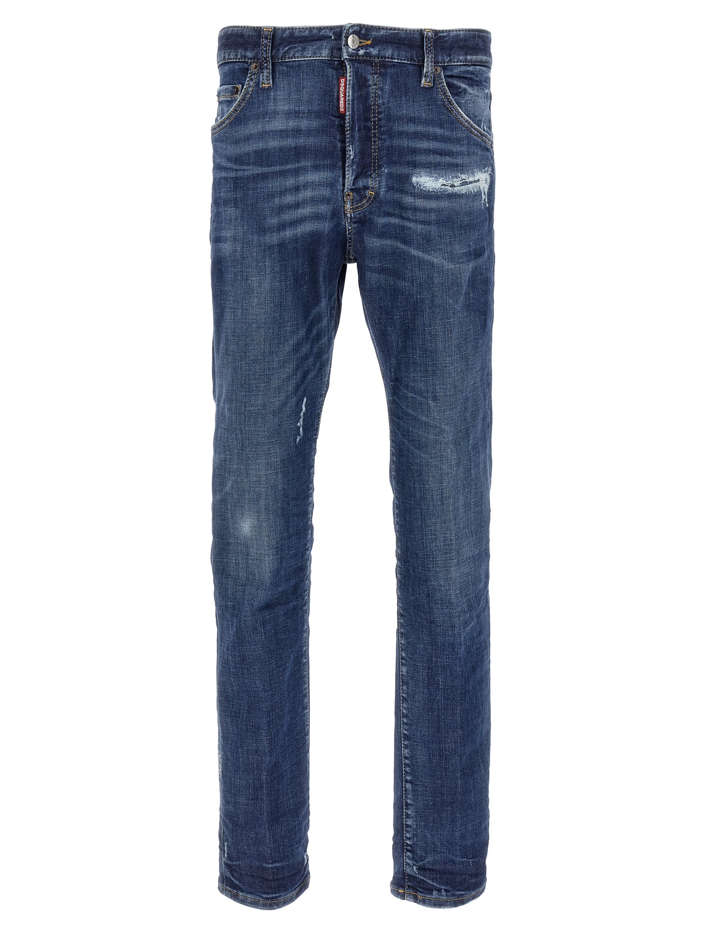 Jean slim Dsquared² en coton bleu