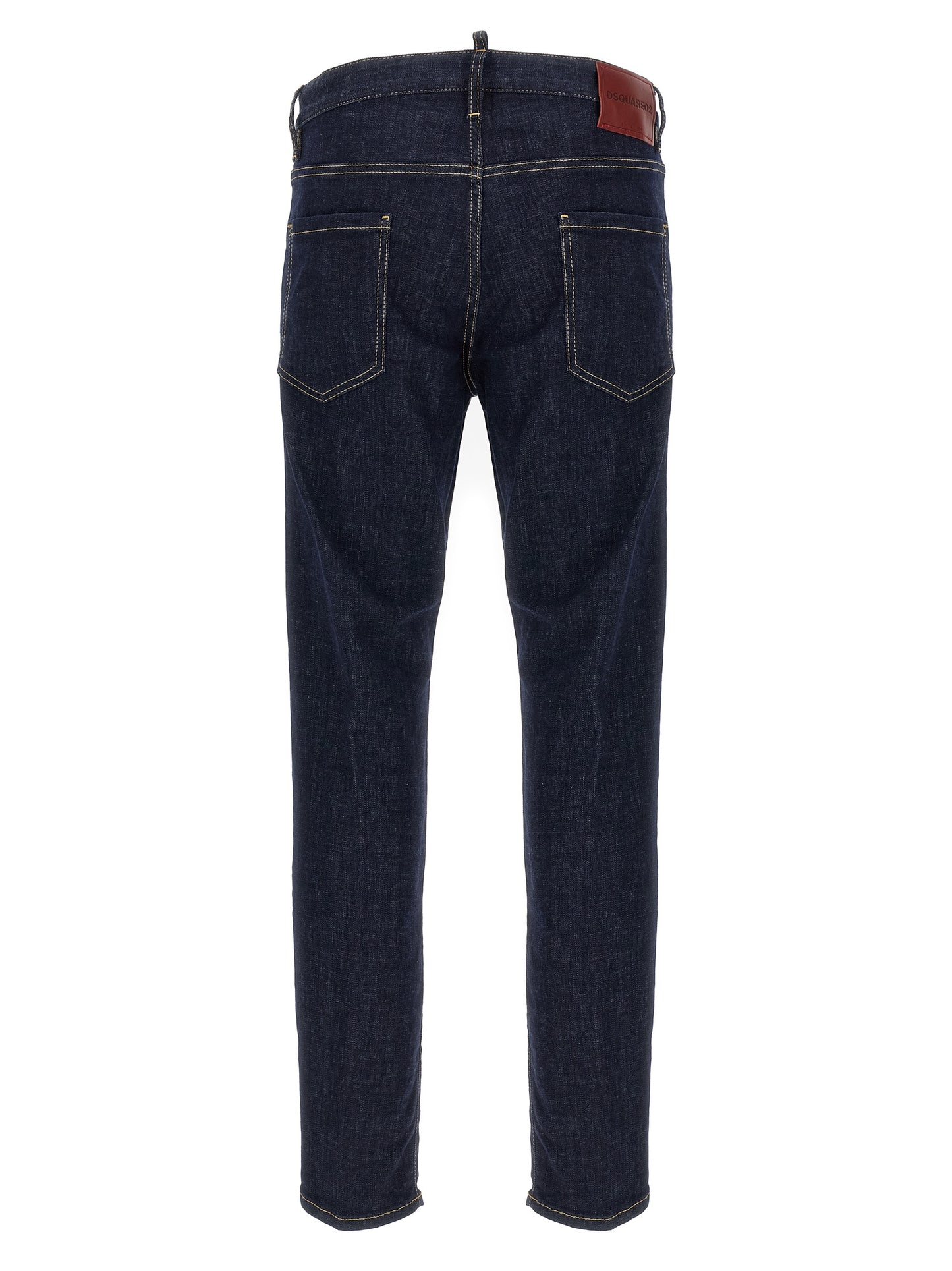 Jeans Dsquared² de algodón azul de corte ajustado