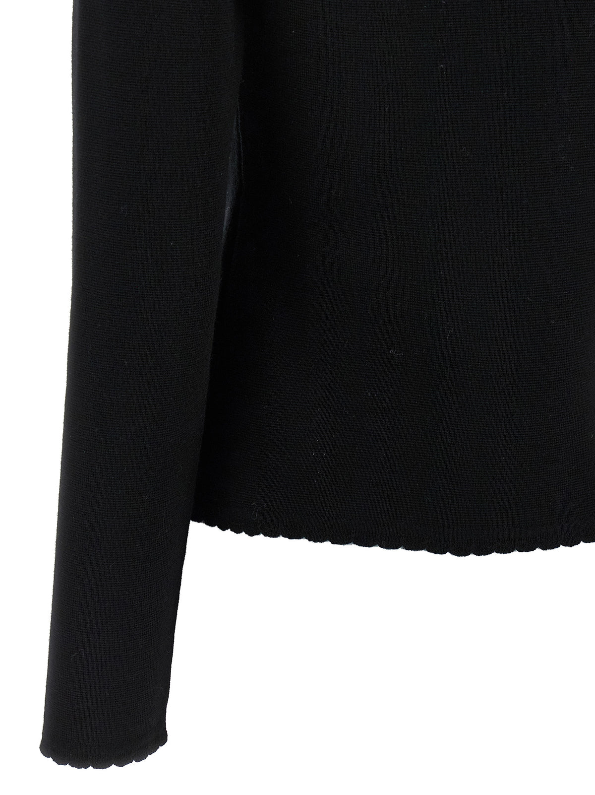 Cardigan Moschino en laine vierge noire