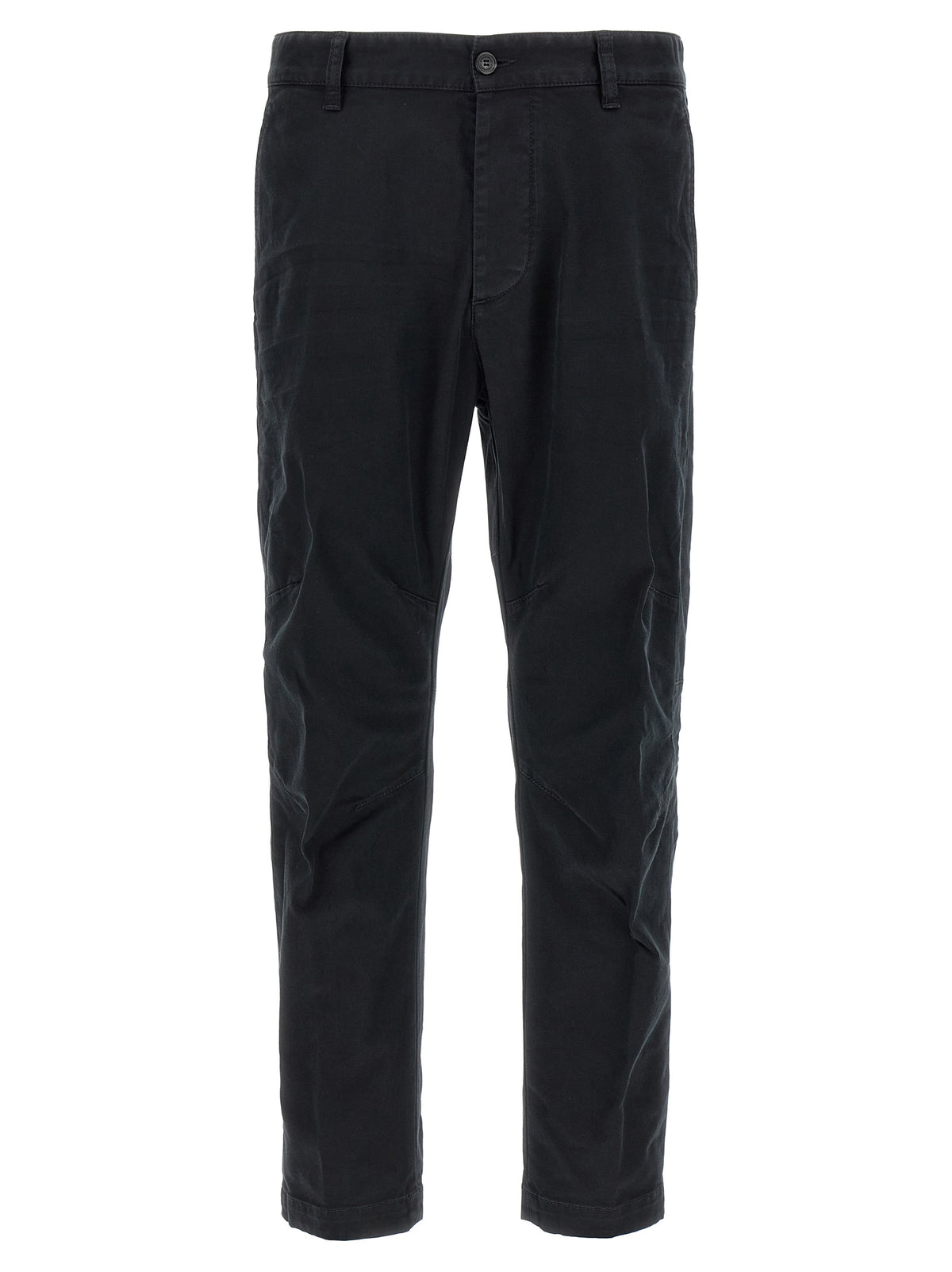 Pantalon chino Dsquared² Noir Coton Coupe structurée