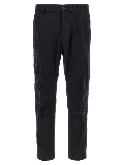 Pantalon chino Dsquared² Noir Coton Coupe structurée
