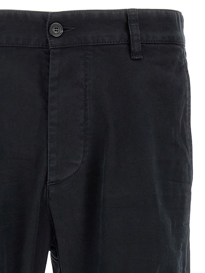 Pantalon chino Dsquared² Noir Coton Coupe structurée