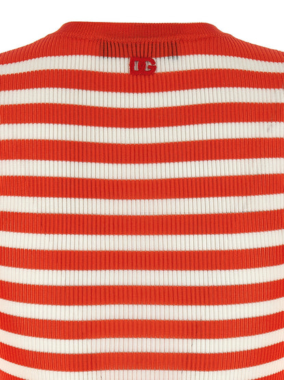 Dolce & Gabbana Cardigan de Viscosa Elástica Naranja