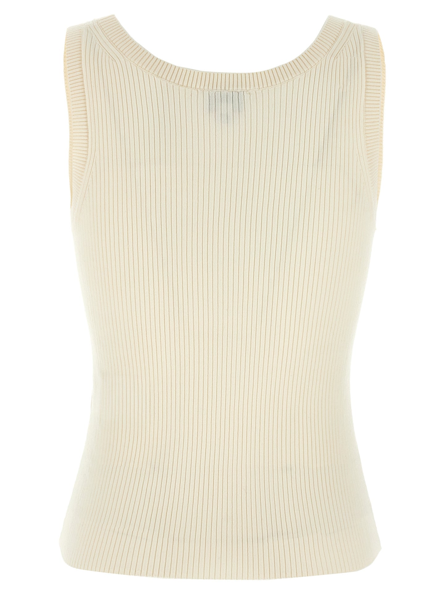 Kenzo Camiseta Sin Mangas Viscosa Blanca Colección Boke Flower 2.0