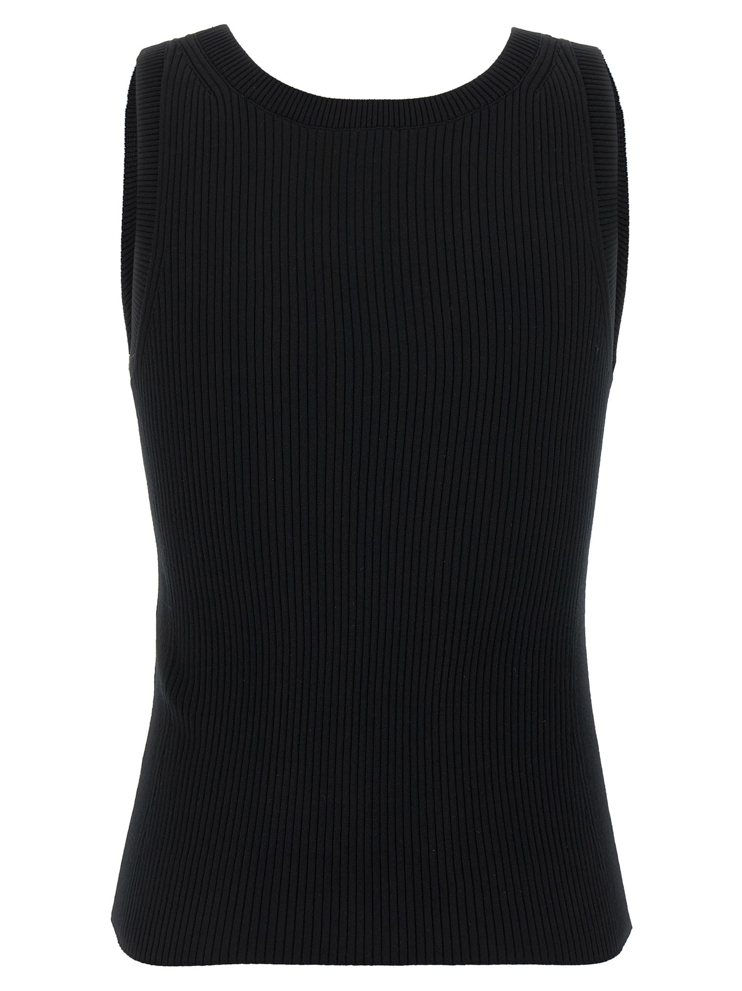 T-shirt sans manches noir en viscose Kenzo
