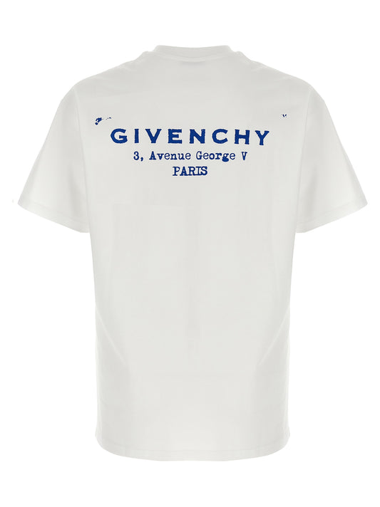 Givenchy White Cotton T-Shirt