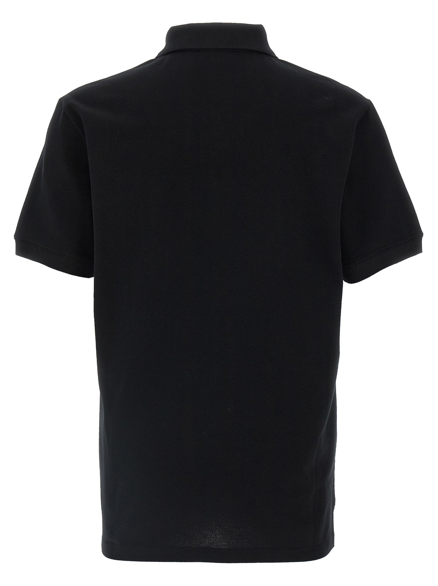 Polo de algodón bicolor Alexander McQueen