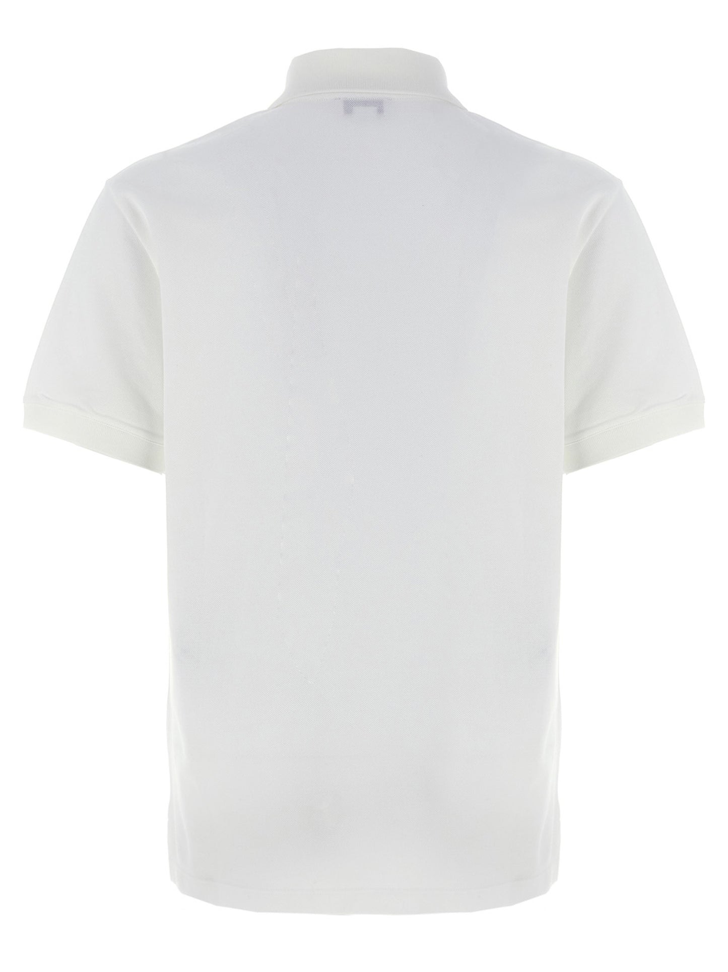 Polo de algodón bicolor Alexander McQueen