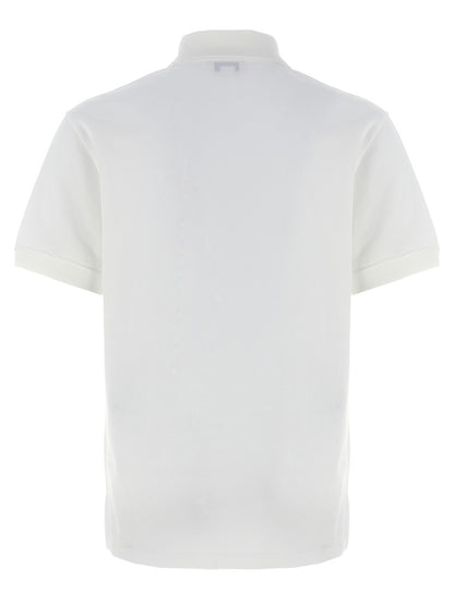 Polo de algodón bicolor Alexander McQueen