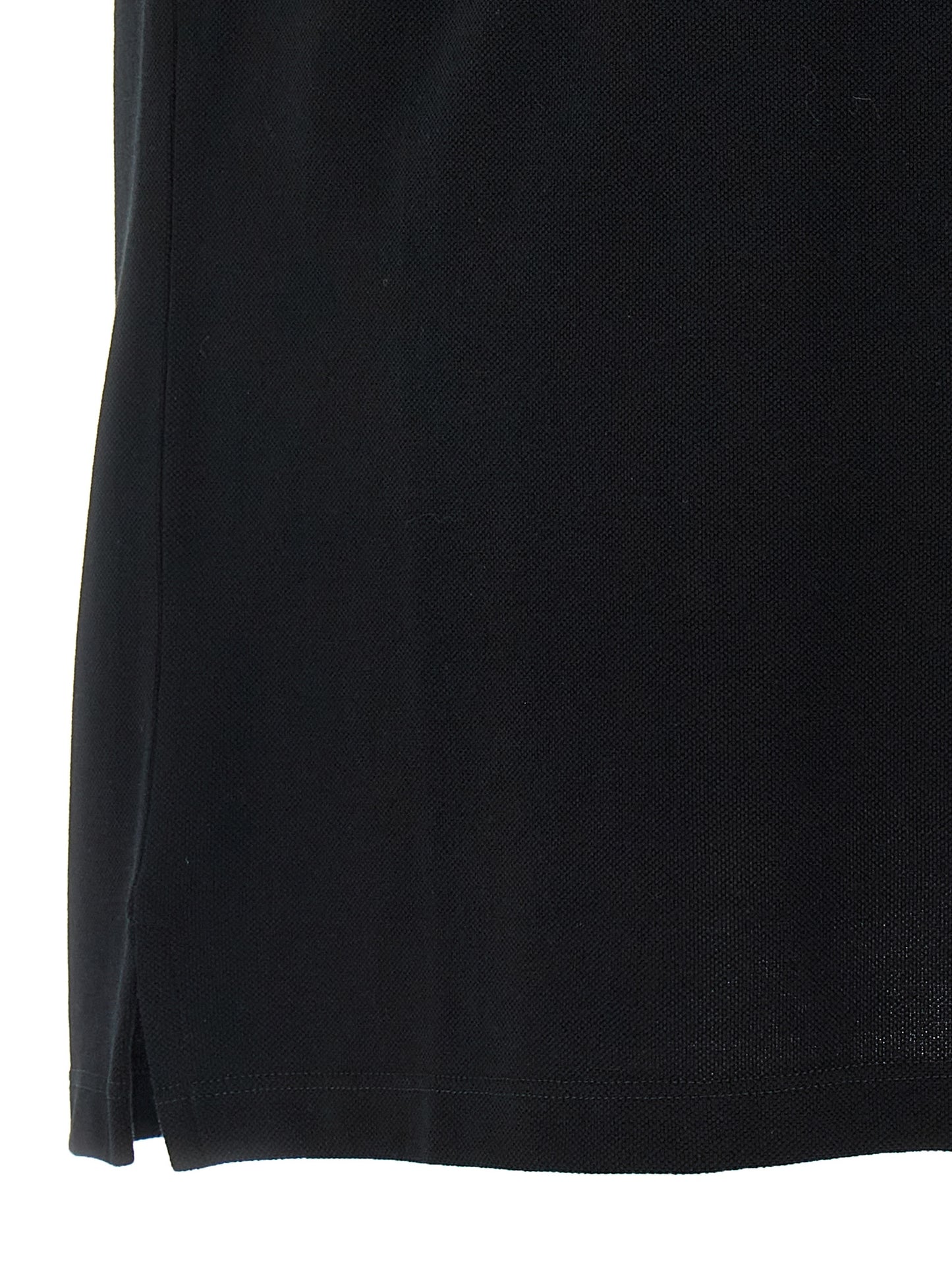 Polo de algodón bicolor Alexander McQueen