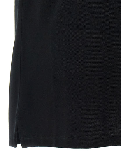 Polo de algodón bicolor Alexander McQueen