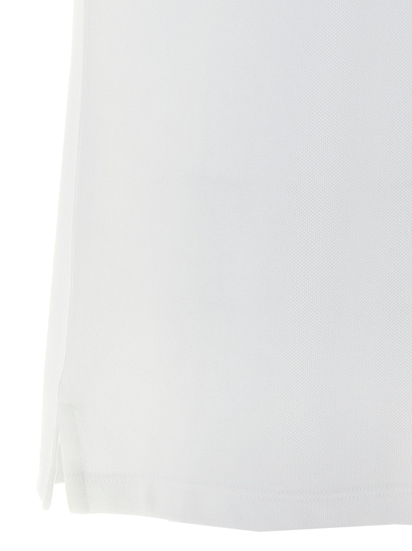 Polo de algodón bicolor Alexander McQueen
