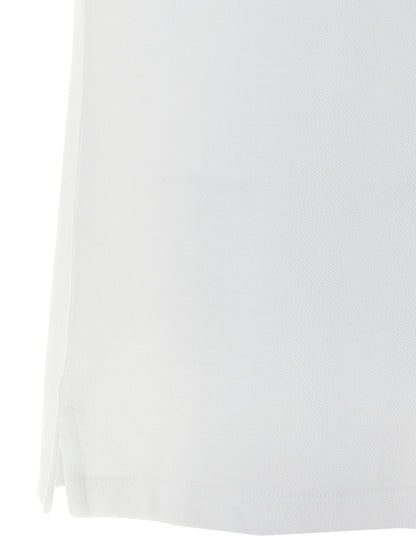 Polo de algodón bicolor Alexander McQueen