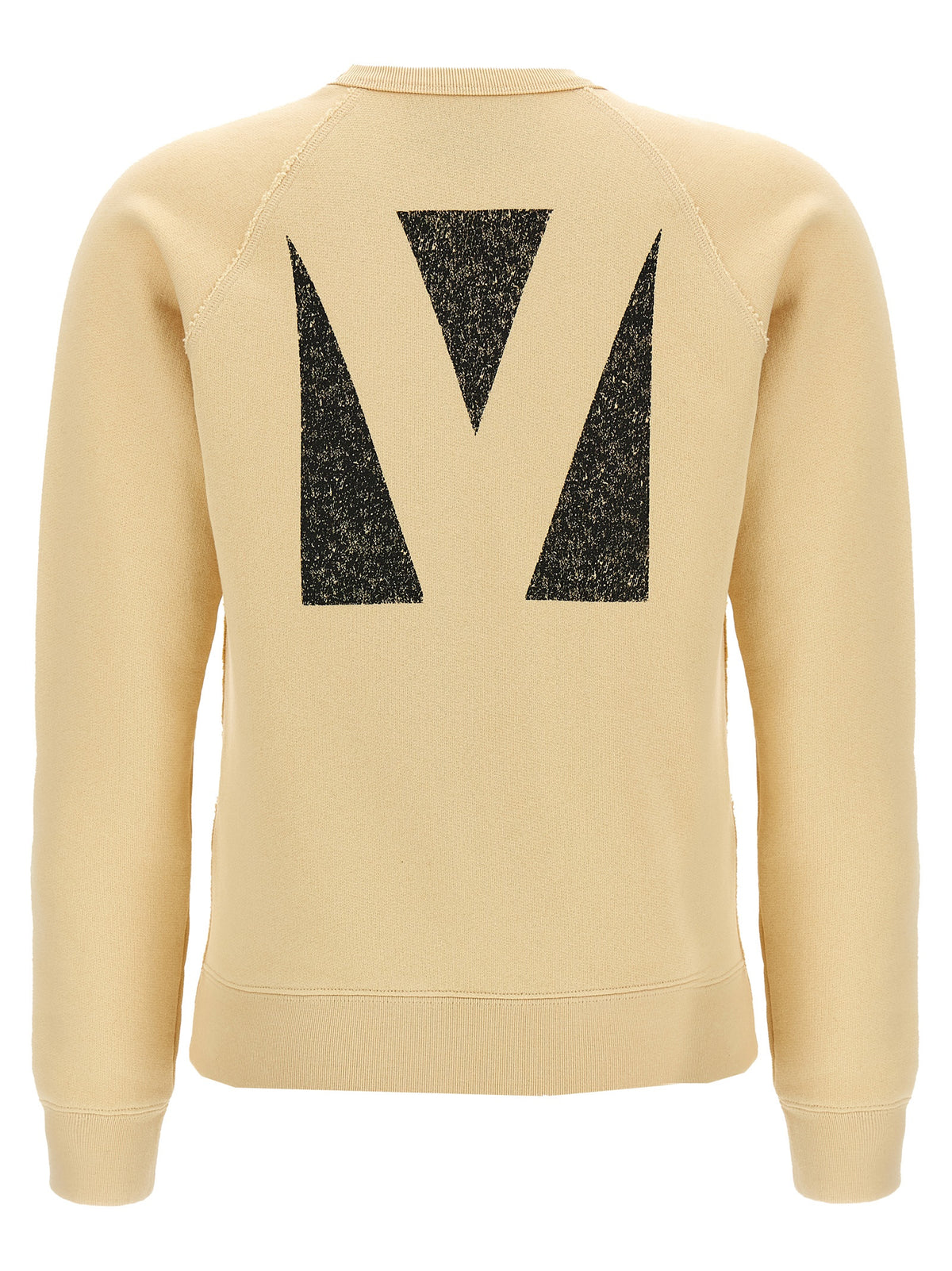 Sweat-shirt en coton beige Valentino Garavani