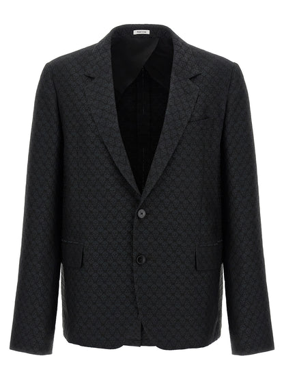 Blazer Alexander McQueen en viscose noire