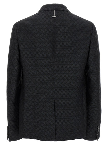 Blazer Alexander McQueen en viscose noire