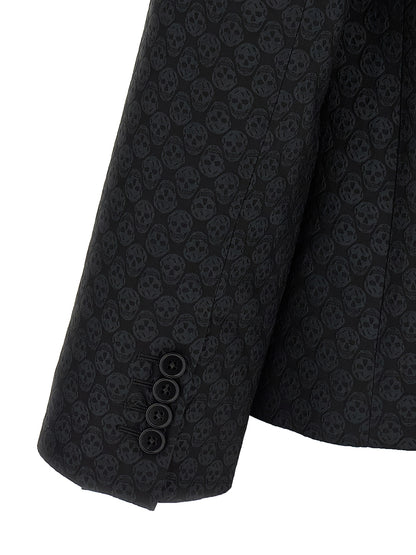 Blazer Alexander McQueen en viscose noire