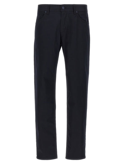 Hugo Boss Re Maine Collection Blue Cotton Casual Trousers