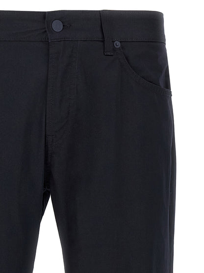 Hugo Boss Re Maine Collection Blue Cotton Casual Trousers