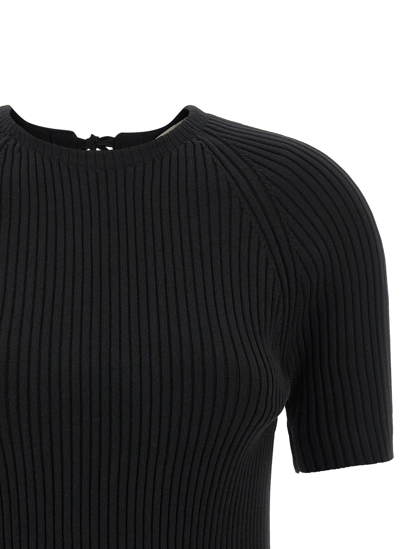 Cárdigan de algodón negro Tory Burch