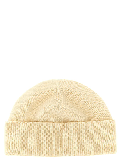Gorro Valentino Garavani De Algodón En Color Beige