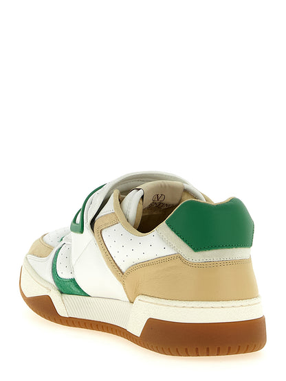 Baskets Valentino Garavani en Cuir Multicolore Joie De Jouer