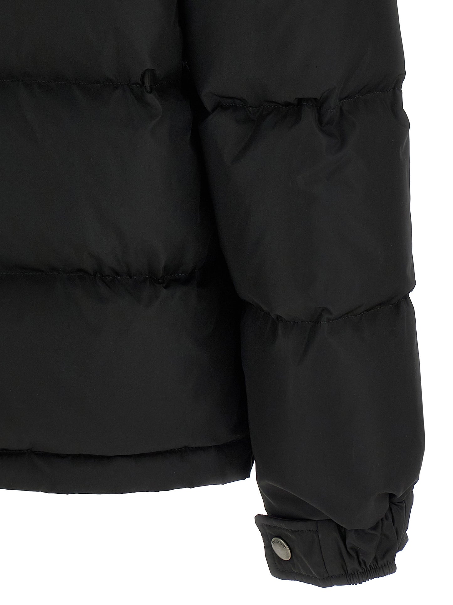 Chaqueta larga Valentino Garavani de poliamida negra