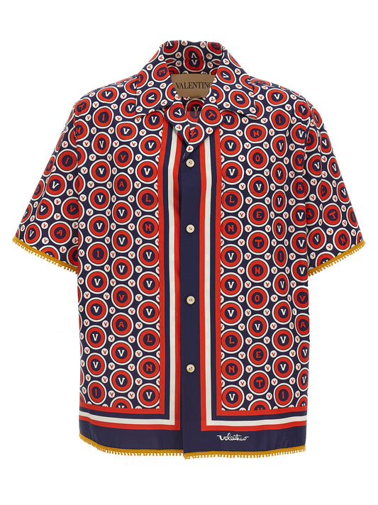 Blusa de algodón multicolor de Valentino Garavani