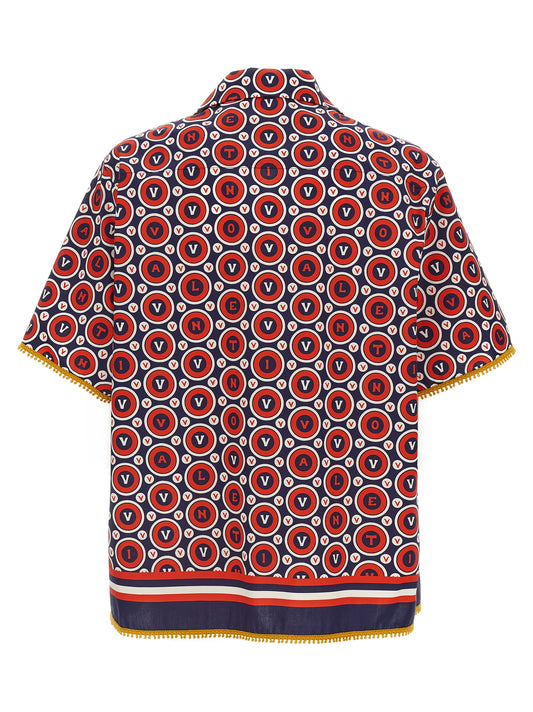 Blusa de algodón multicolor de Valentino Garavani
