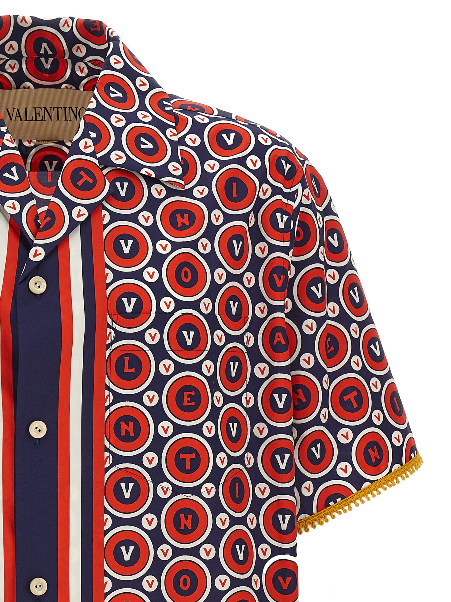 Blusa de algodón multicolor de Valentino Garavani