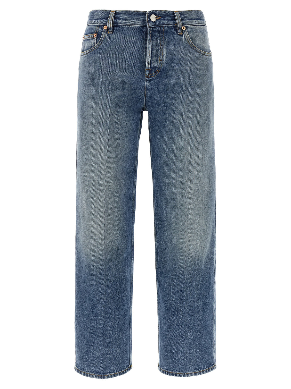 Jean droit Gucci en coton bleu