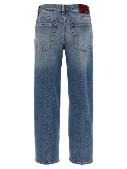 Jean droit Gucci en coton bleu