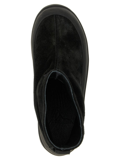 Botines De Goma Negra Stone Island De Calzado Urbano