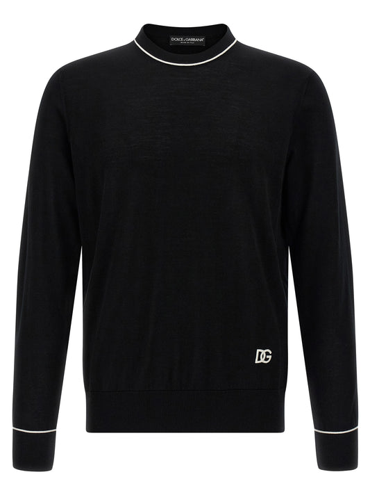 Cárdigan negro de marabú Dolce & Gabbana