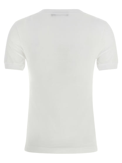 T-shirt en coton blanc Dolce & Gabbana