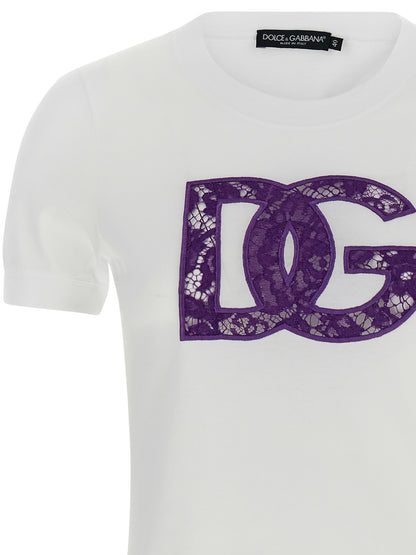 T-shirt en coton blanc Dolce & Gabbana