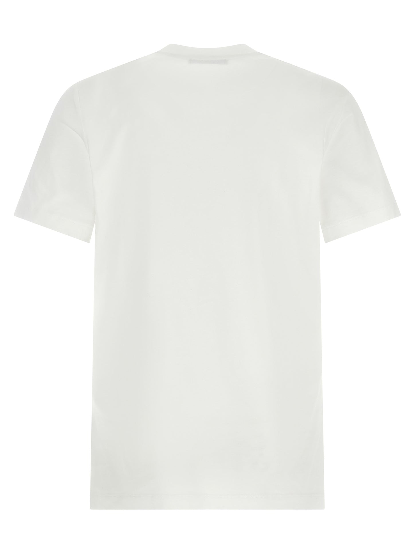 Camiseta de algodón bicolor Versace