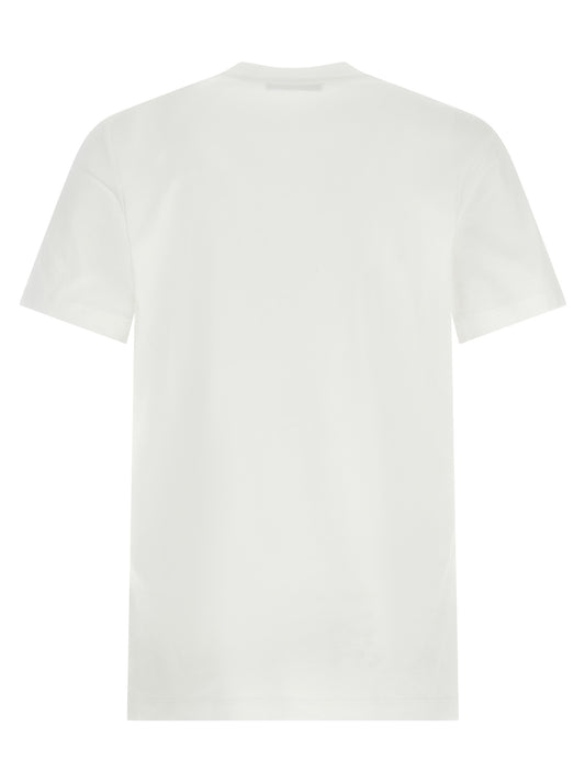 Camiseta de algodón bicolor Versace