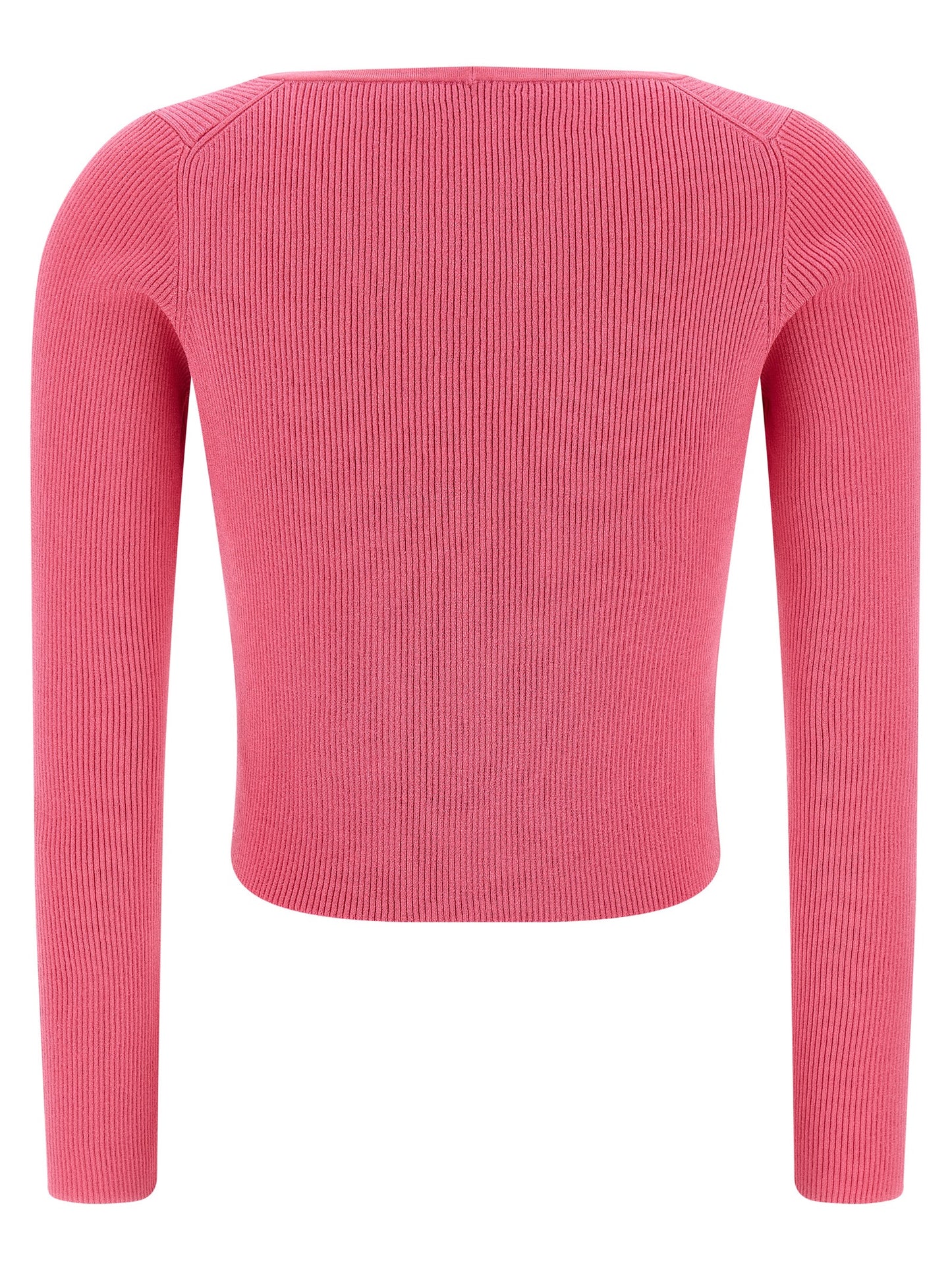 Cardigan en viscose fuchsia Versace