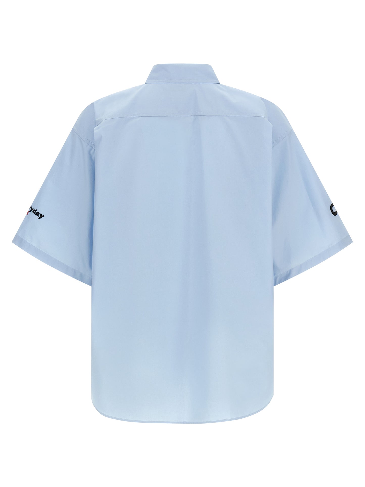 Balenciaga Blusa de algodón azul