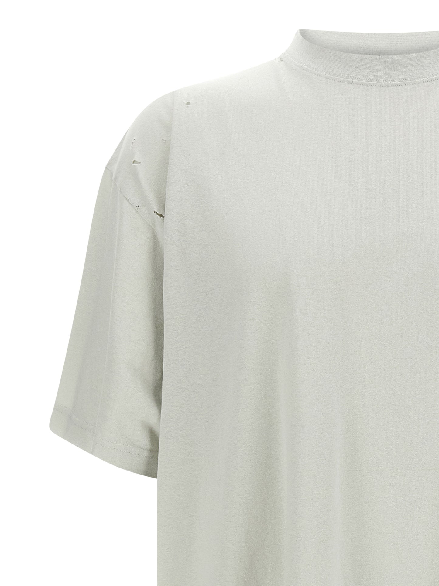 Camiseta de algodón beige Balenciaga