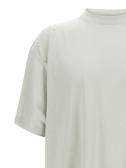 Camiseta de algodón beige Balenciaga