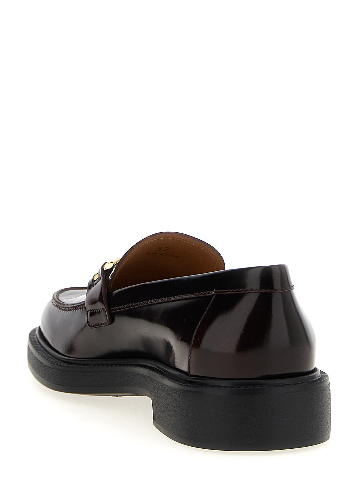 Mocasines Sin Cordones De Piel De Becerro Bordó Tod's