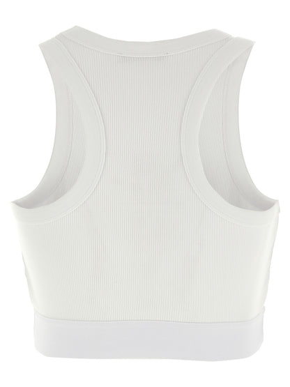 Camisetas sin mangas de algodón blancas de Givenchy
