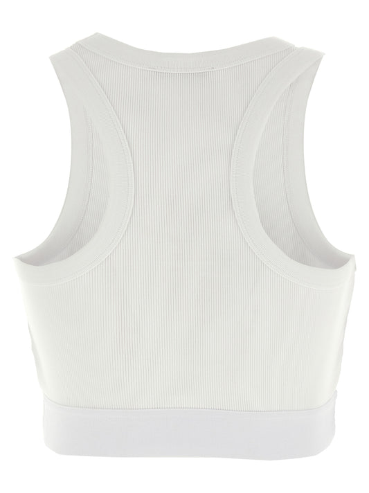 Camisetas sin mangas de algodón blancas de Givenchy