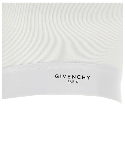Camisetas sin mangas de algodón blancas de Givenchy