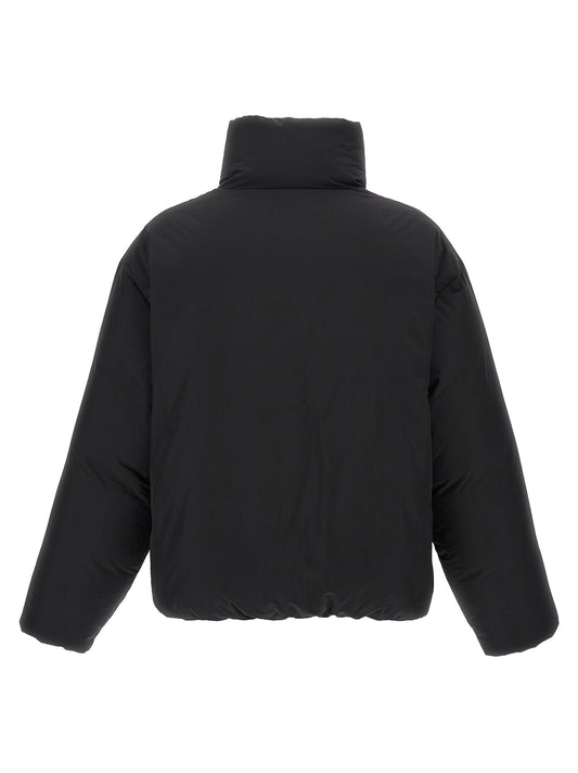Chaqueta larga Dsquared² de poliéster negro
