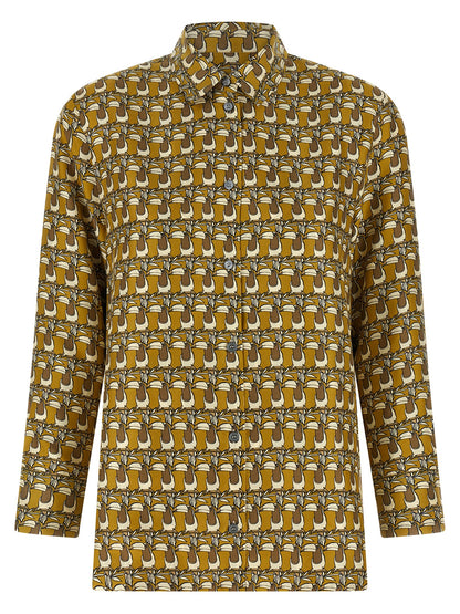 Blusa de seda multicolor Max Mara