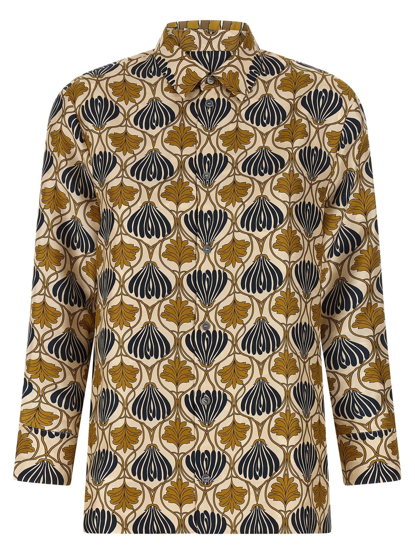 Blusa de seda multicolor Max Mara