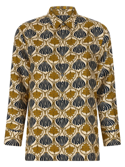 Blusa de seda multicolor Max Mara